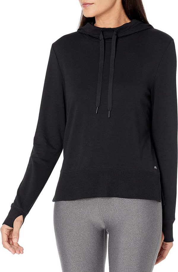 Women's Studio Terry Long-Sleeve Convertible Hood Shirt